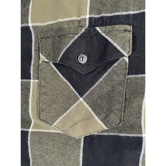 Levis Shirt Mens XL Green Plaid Button Down Long Sleeves Lightweight - Picture 6 of 11